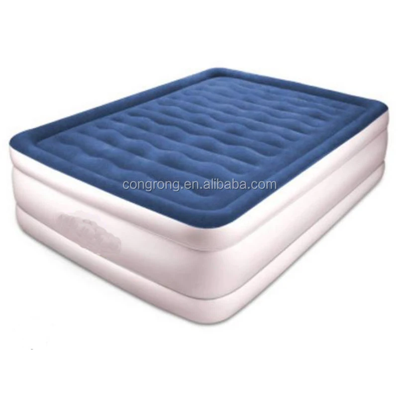 Queen size 3 layers inflatable air mattress