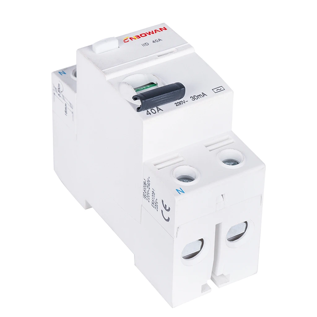 Widely Acclaimed ILD 1p+n 10ka Rcd Ac 240v 25a 40a 63a 80a 100a Type B Residual Current Circuit Breaker Rccb