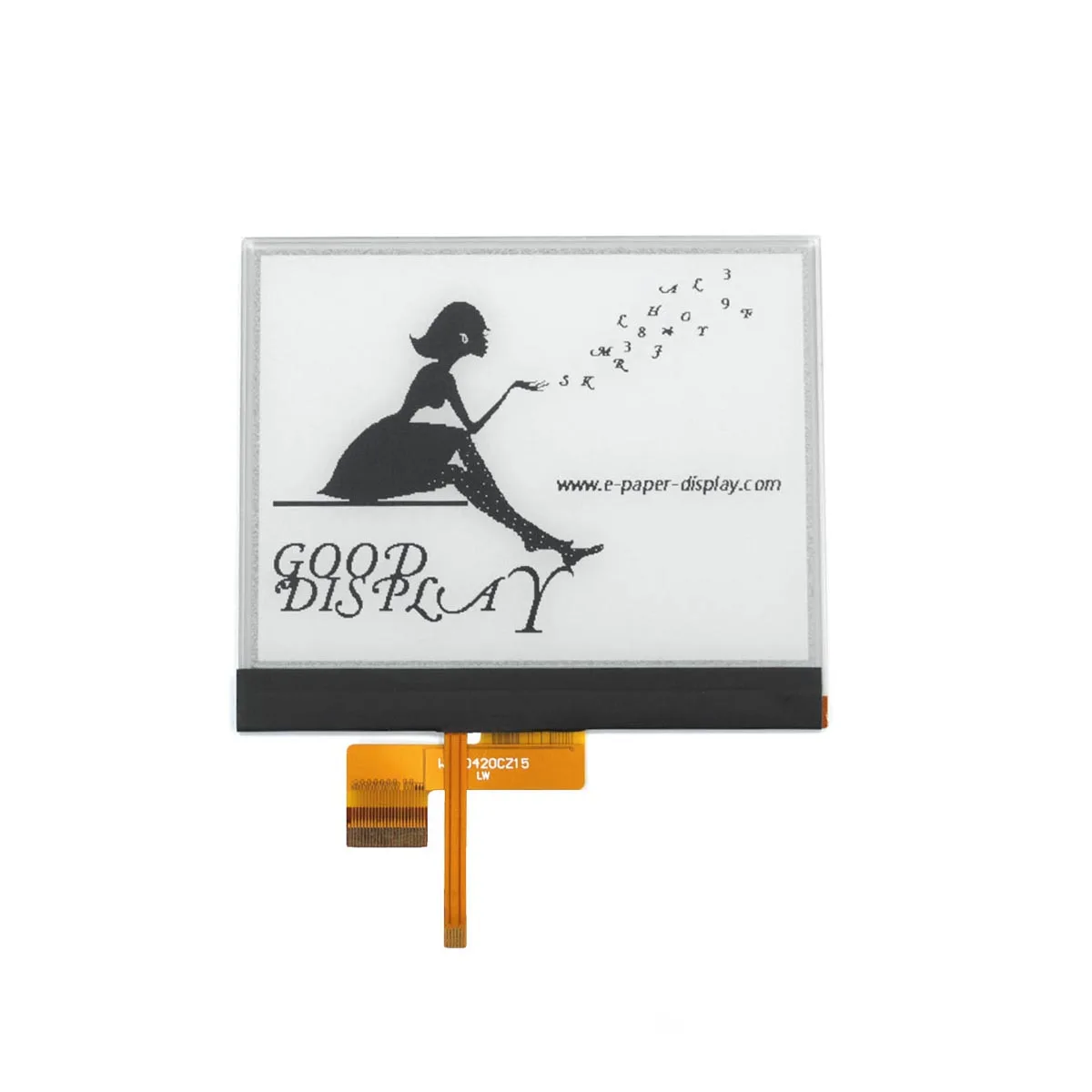 Frontlight 4.2 inch epaper display backlit 4 Grayscale, GDEW042T2-FL