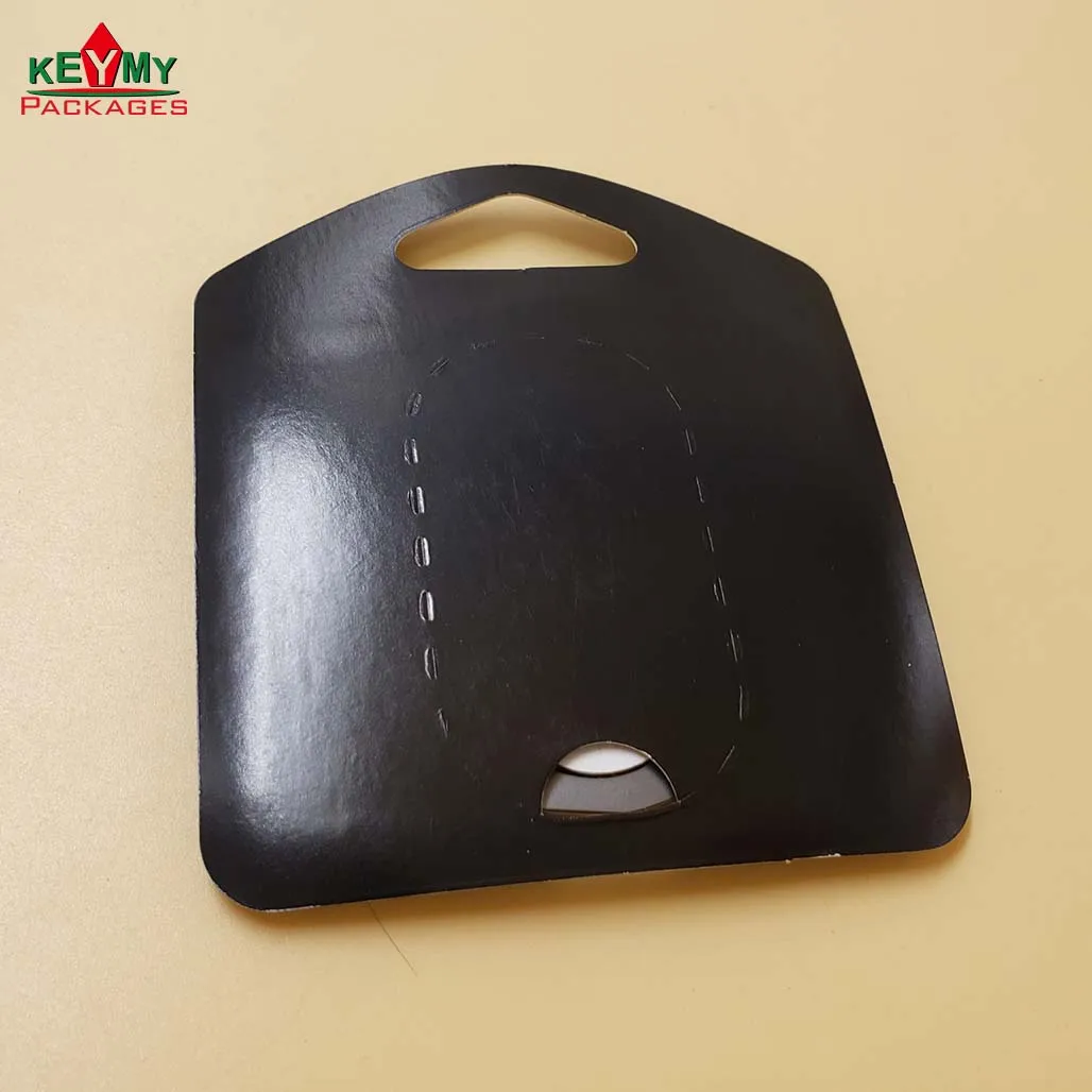 customize heatseal PVC / PET metal ring holder blister card package in China