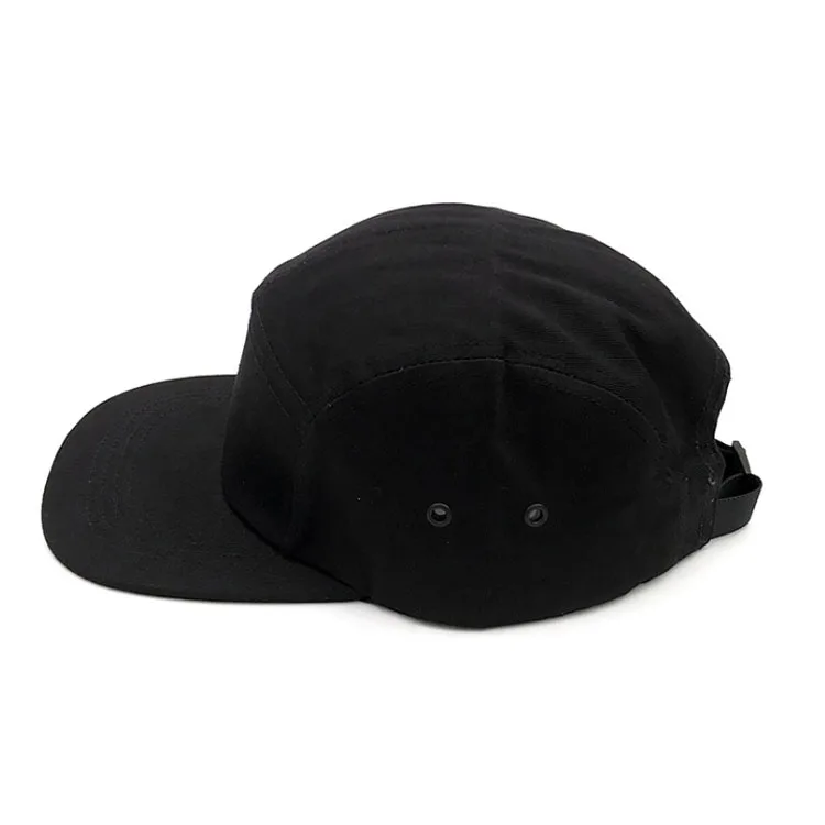 Hot Selling Custom 5 Panel Hats Biker Cap Snapback Hats Blank Solid Color Flat Brim Cap