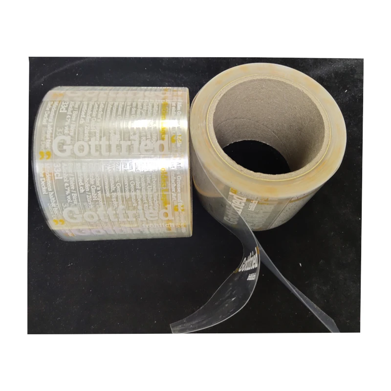 Бутылки, напитки, клейкая этикетка, прозрачная Пивная этикетка, допп наклейка