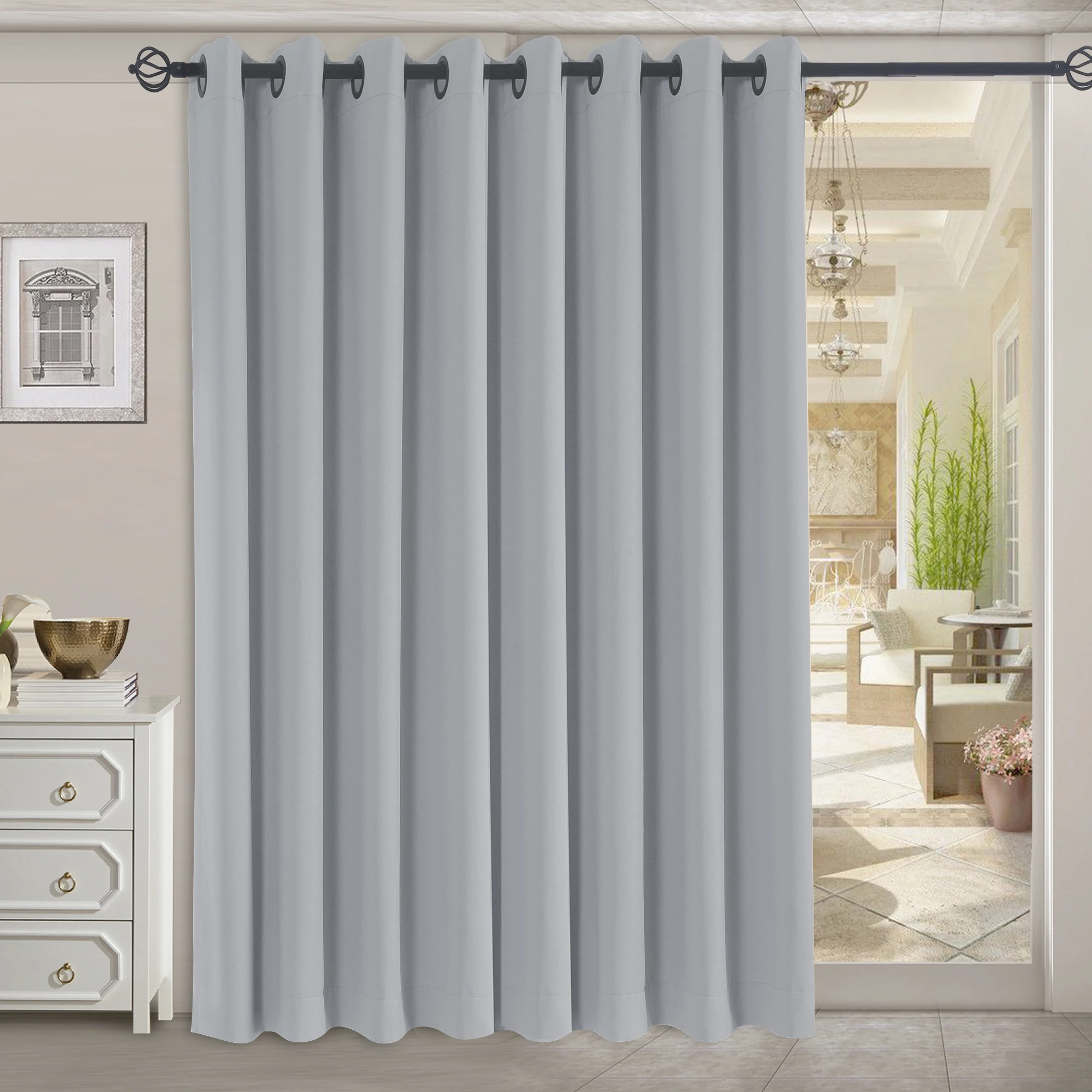 Hot Sale custom Various color 100% Polyester Blackout Curtains & drapes for Home Bedroom