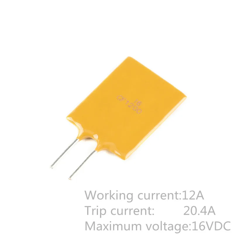 10PCS 16V 12A 12000MA PPTC Resettable Fuse RGEF1200 GF1200 Pitch 5mm