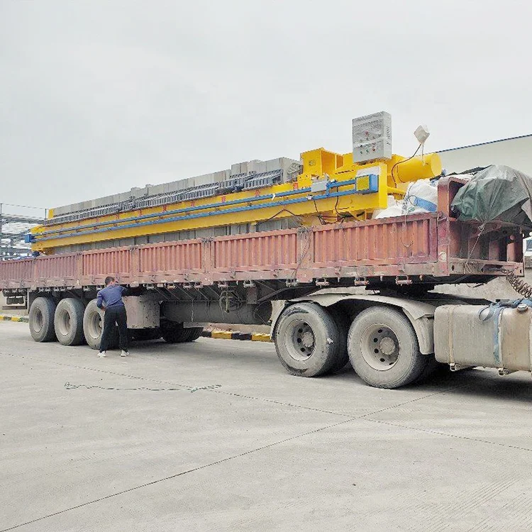 Automatically pull plate filter press mud mechanical filter press