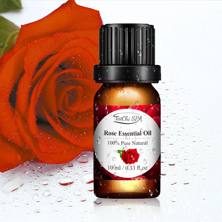 
Hot Private Label Therapeutic Grade 100% Pure Natural Diffuser Aromatherapy Rose Essential Oil New Bulk Fragrance Oil 