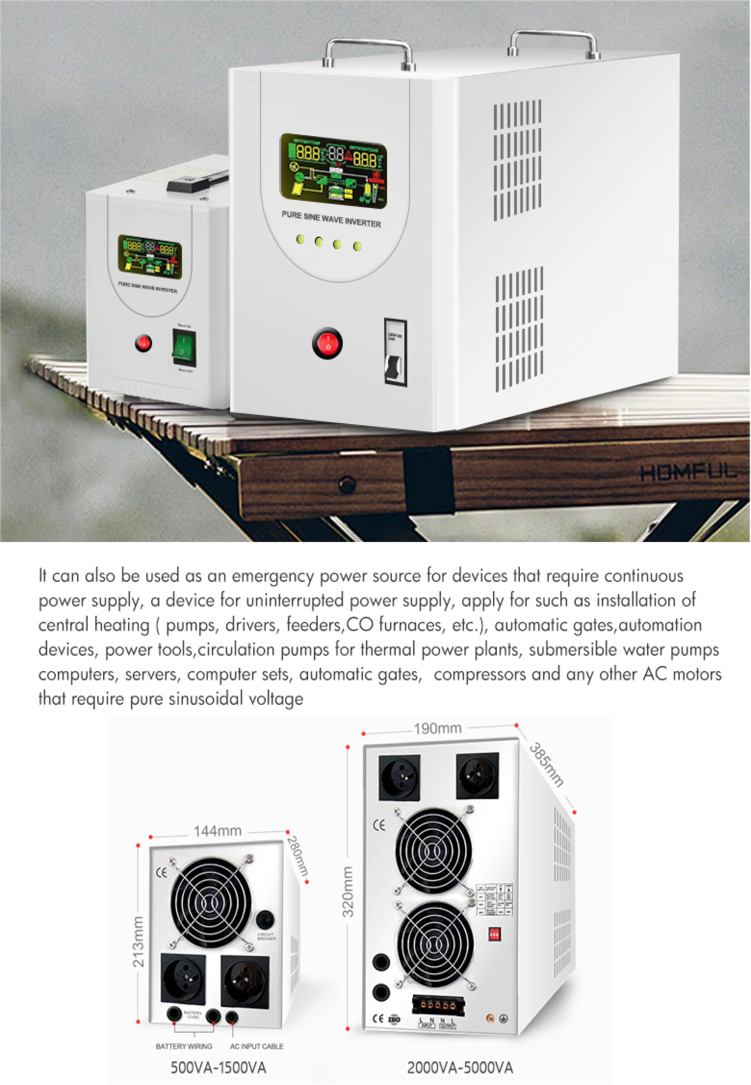 3000W Off Grid Dc Ac Inverter All In One Solar smart Power System Home In Solar Energy System With UPS