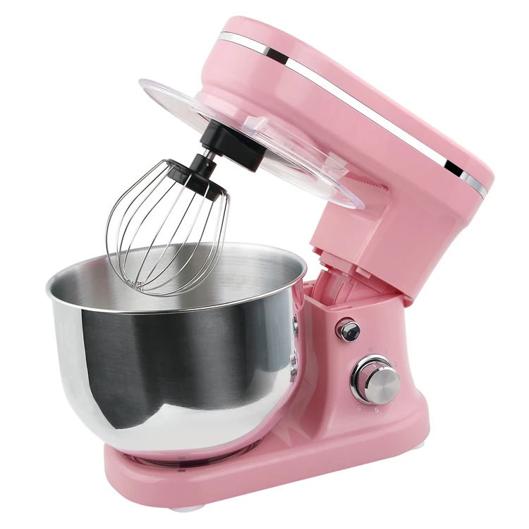 1200W Stainless Steel 304 Bowl 5L 6 Speed  Multi-function Stand Mixer