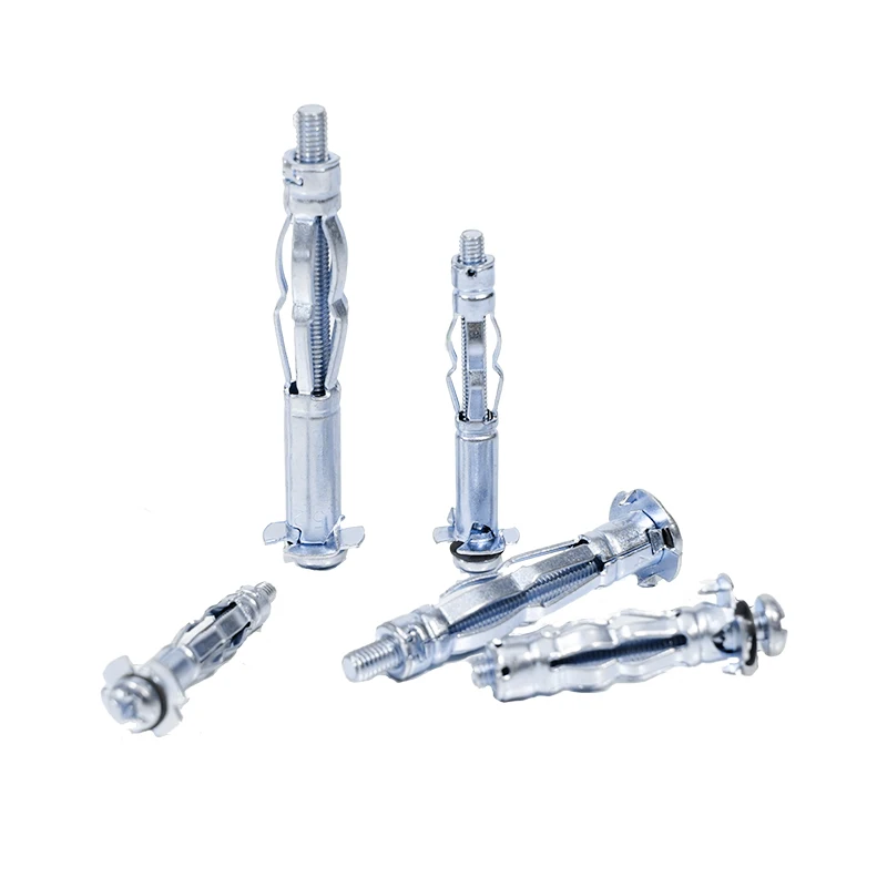 Professional Production Metal Zinc Plated Expandable Hollow Wall Bolt Anchor