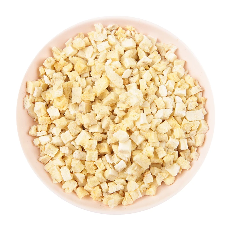 natural dice fd food powder freeze-dried banana sliced fruit chips freeze dried banana