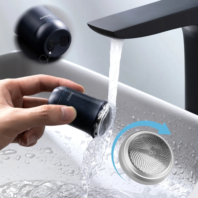 Wholesale Mart Overcharge Protection Rechargeable Men Beard Mini Razor Men Shave Washable Usb Easy Clean Electric Shaver