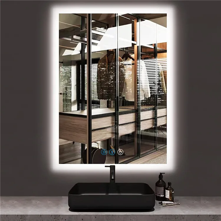 High Quality Frameless Led Mirror Customized Tv Mirror for Hotel Bathroom