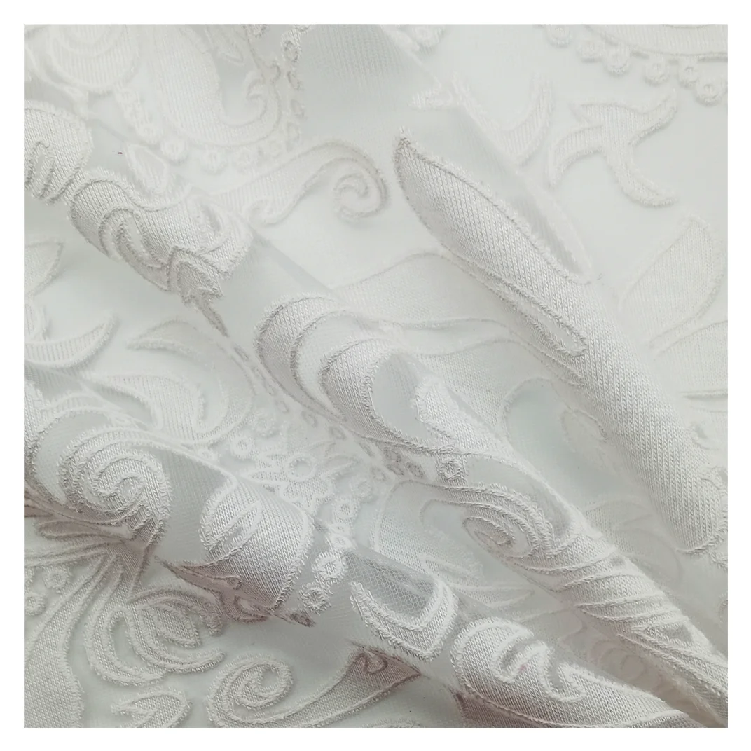 60%Polyester 40%Rayon Solids Fabric Knitted 105gsm paper print fabric for suit