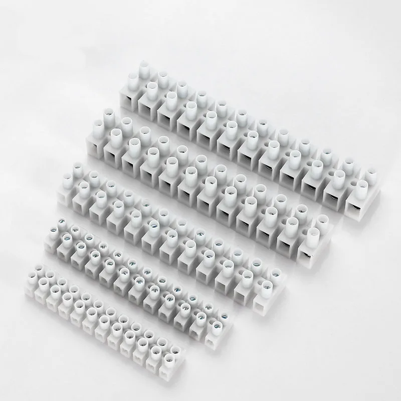 50A 12 Position Terminal Blocks PA14 Raised Base Type