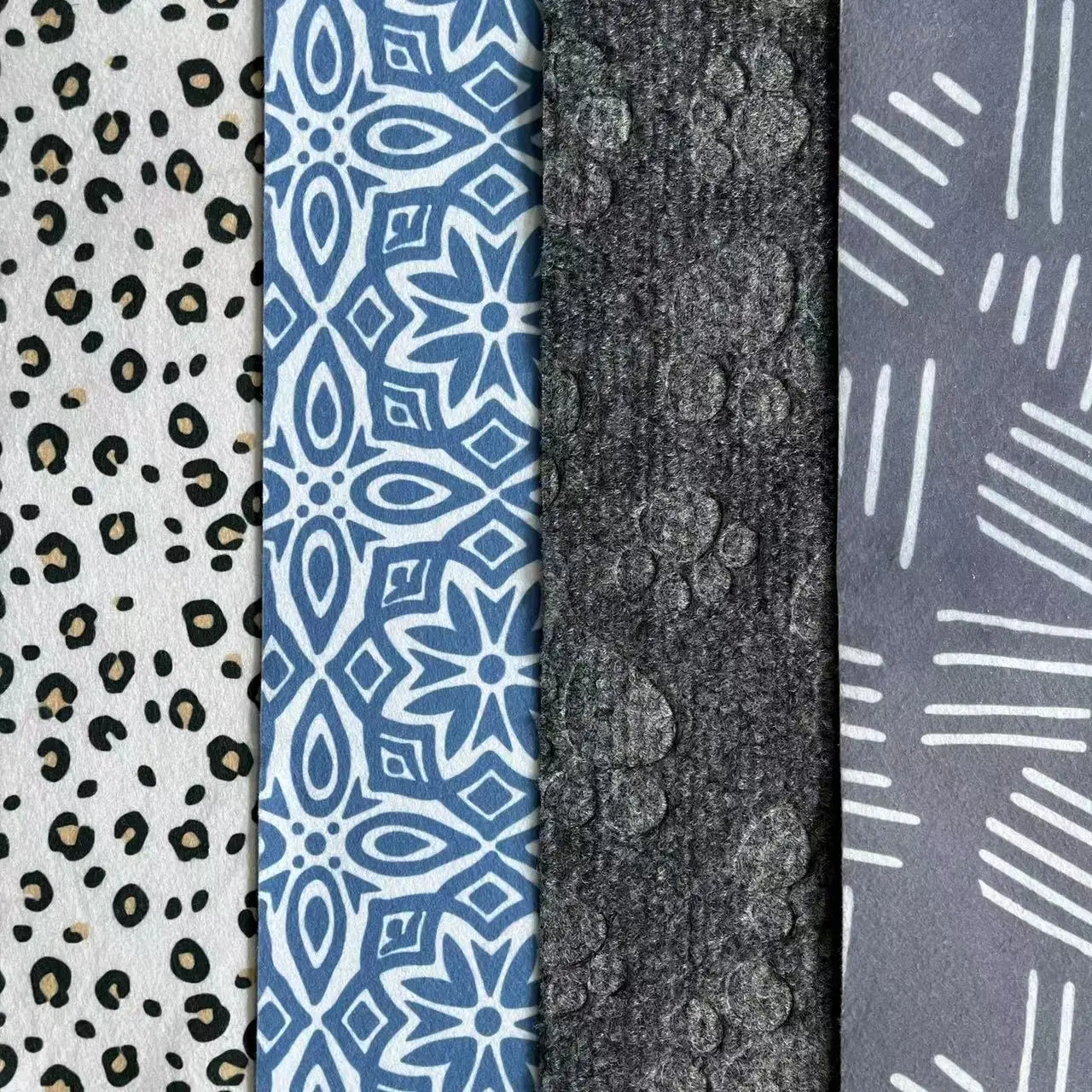 Manufacturer luxury comfortable polyester pet pad waterproof cat litter mat