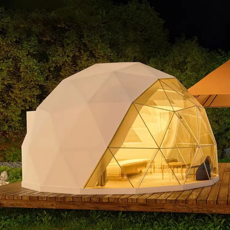 Водонепроницаемая ПВХ Роскошная черепаха Кемпинг купол палатка для открытого ресторана столовая глэмпинг