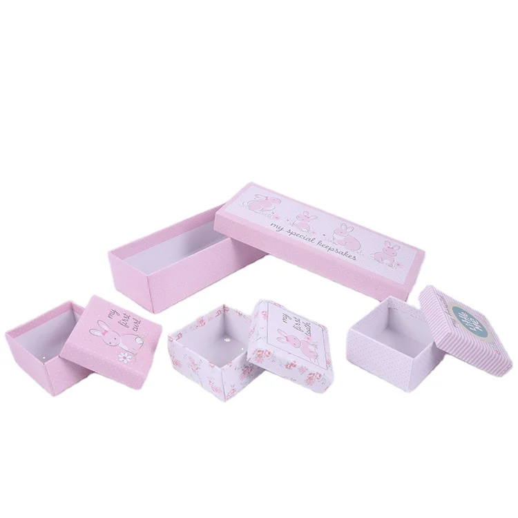 Customized printing cute packaging clothes sock box packaging for 1 set