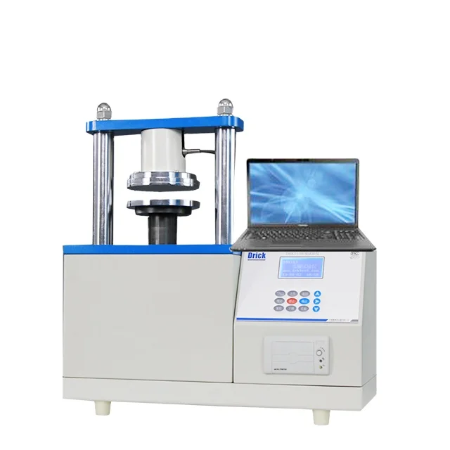 PAT ECT FCT RCT CMT CCT Paper Crushing Strength Tester Burst Test Machine Paper Tube Compression Tester Electronic Blue DRK113A
