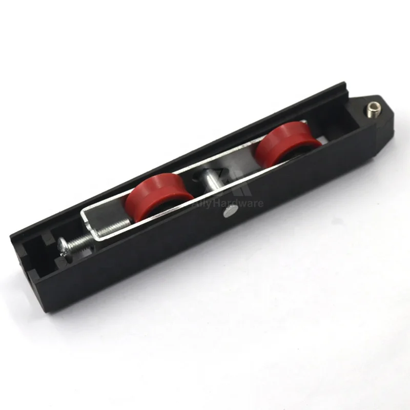 Single double slide window roller aluminum double wheel