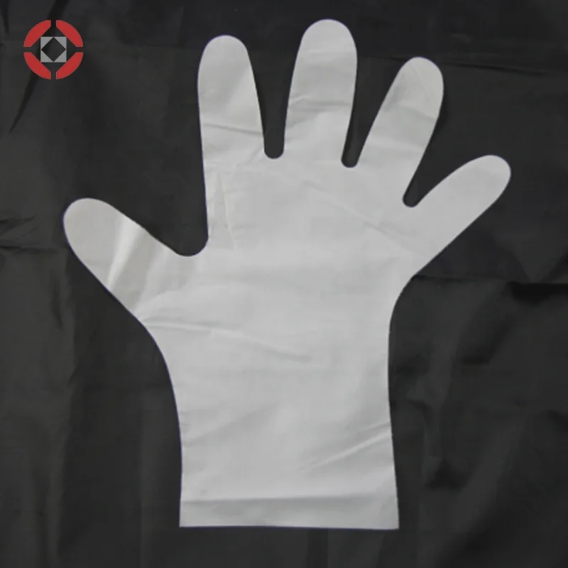 Disposable Plastic Polyethylene CPE Gloves Disposable Transparent TPE / PE / CPE Gloves