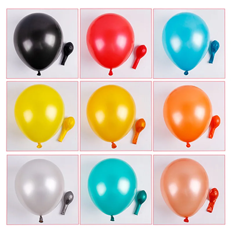 TS latex balloon all colors 12 inches 3.2g pearl metallic latex balloon high quality latex balloon for party decoration