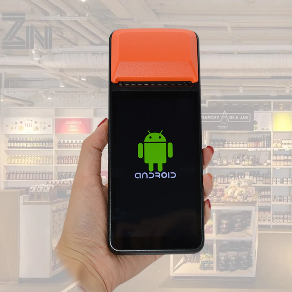 R330-B умный Wifi + BT Caja Registradora Ручной Android pos-терминал с принтером