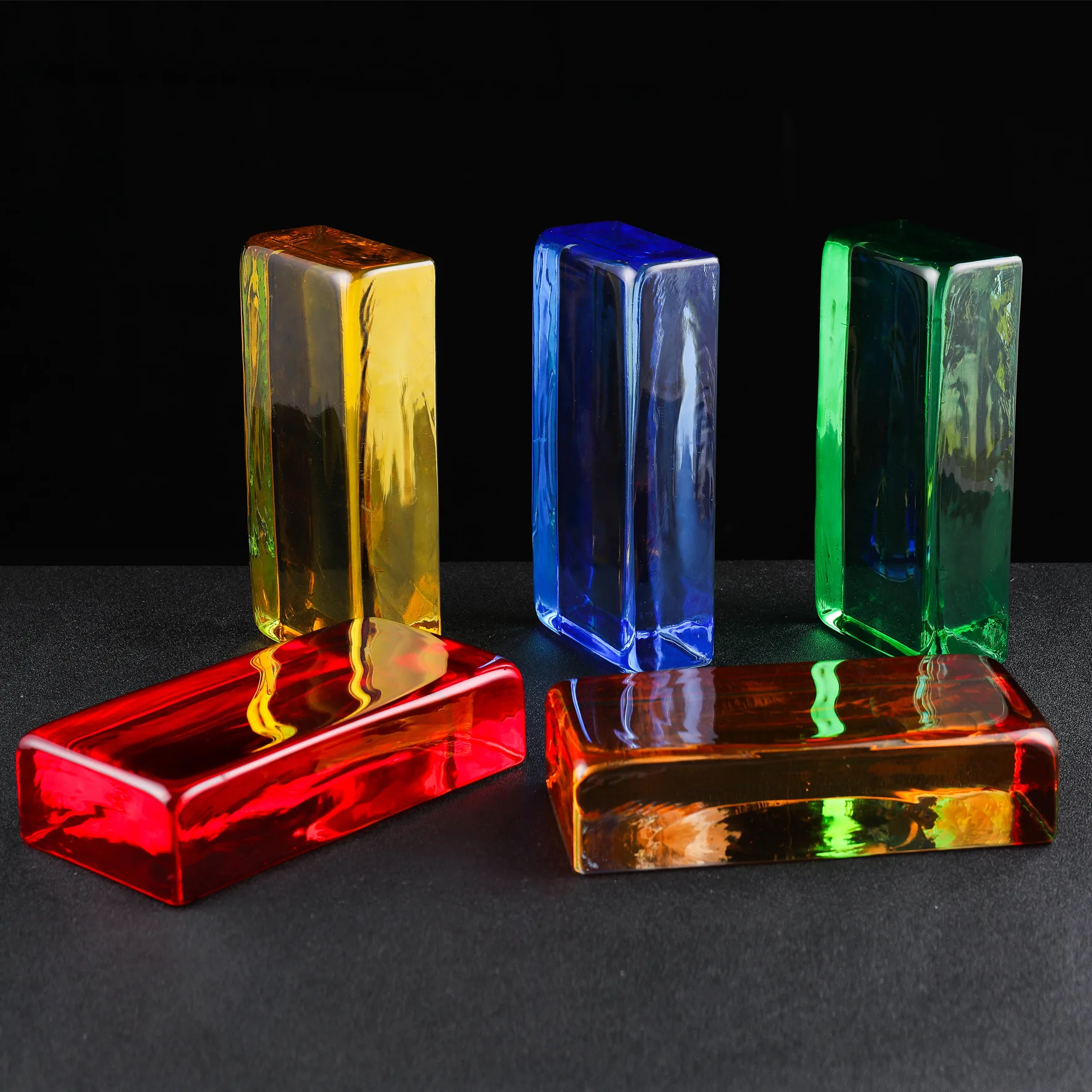 Factory Glass Crystal Bricks For Home House Decoration Solid Building Glass Block For Sale