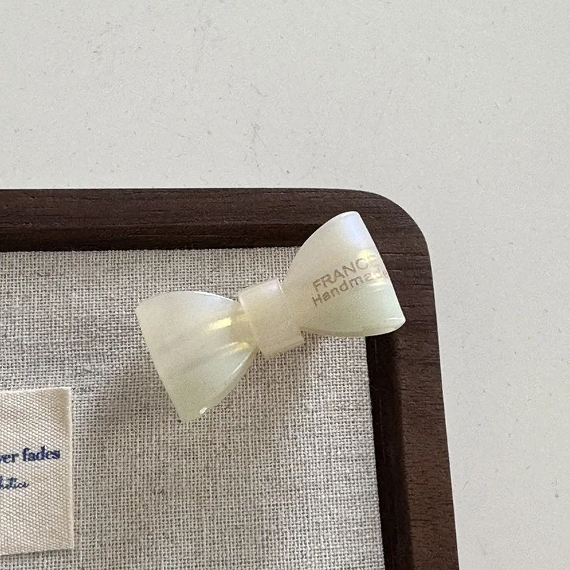 YANYE Gentle Milky White Jelly Color Acetic Acid Heart Bow Acrylic Resin Alligator Hair Accessories Hairpin Hair Clip For Women