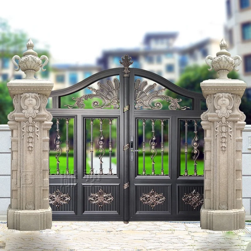 Цена по прейскуранту завода-изготовителя Мраморное изделие гранитный камень конструкции ворот Колонка 100% резной SH-SHENGHUA Европейский пожизненная 1 шт он BEI SH-