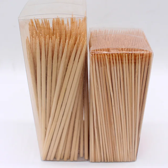 Personalized Disposable Carved Individual Packing Birch Wooden Toothpick