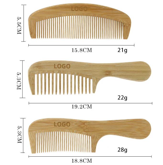 Bamboo hair dye brush beard brush and comb bamboo haircomb bamboo handle hair brush combs