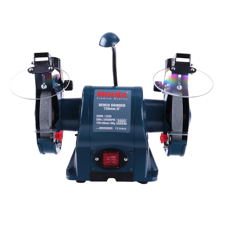 Шлифовальный станок Ronix 2021 150 мм 350 Вт Модель 3503, шлифовальный станок, шлифовальный станок