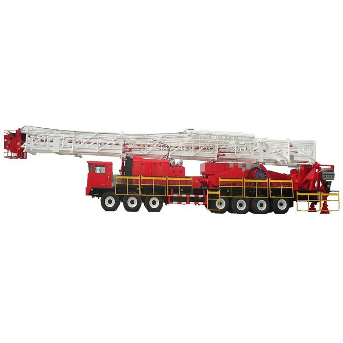 
1000HP truck-mounted ZJ40 drilling rig workover rig 