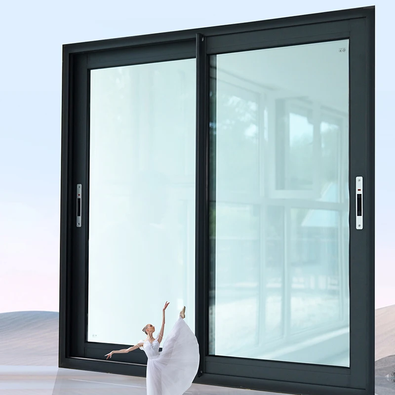 Cost-Effective impact proof Aluminum Frame Sliding Windows Double Glazed Glass Window from North Tech