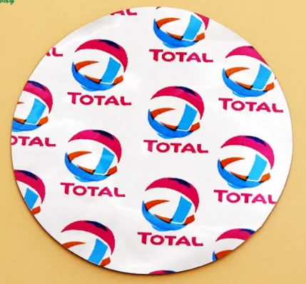 Aluminum foil induction cap seal liner for lubrication oil