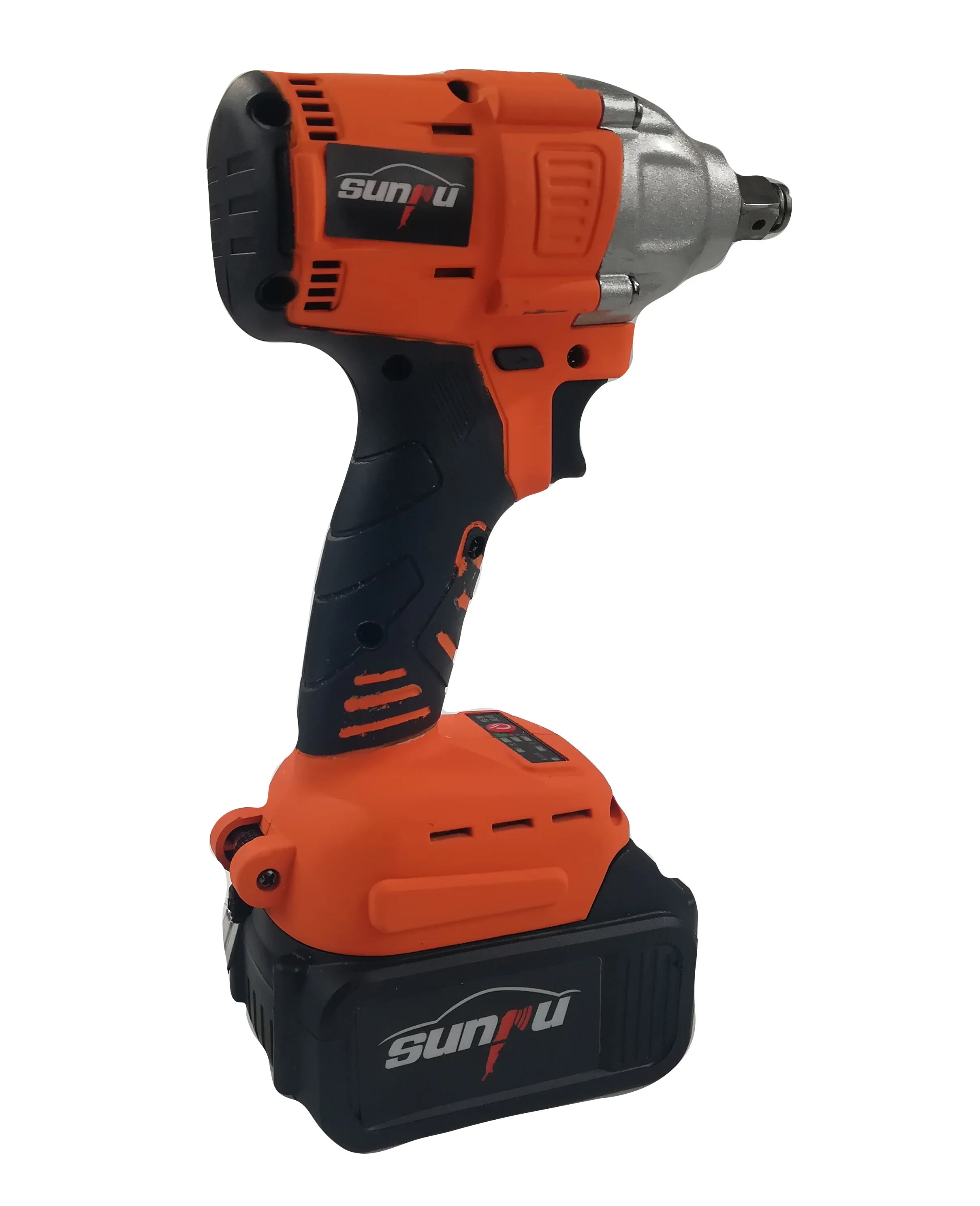 SUNPU  Industry Power Tools 400N.M  High Torque  Li-ion Battery Electric Cordless Impact Wrench For Tires