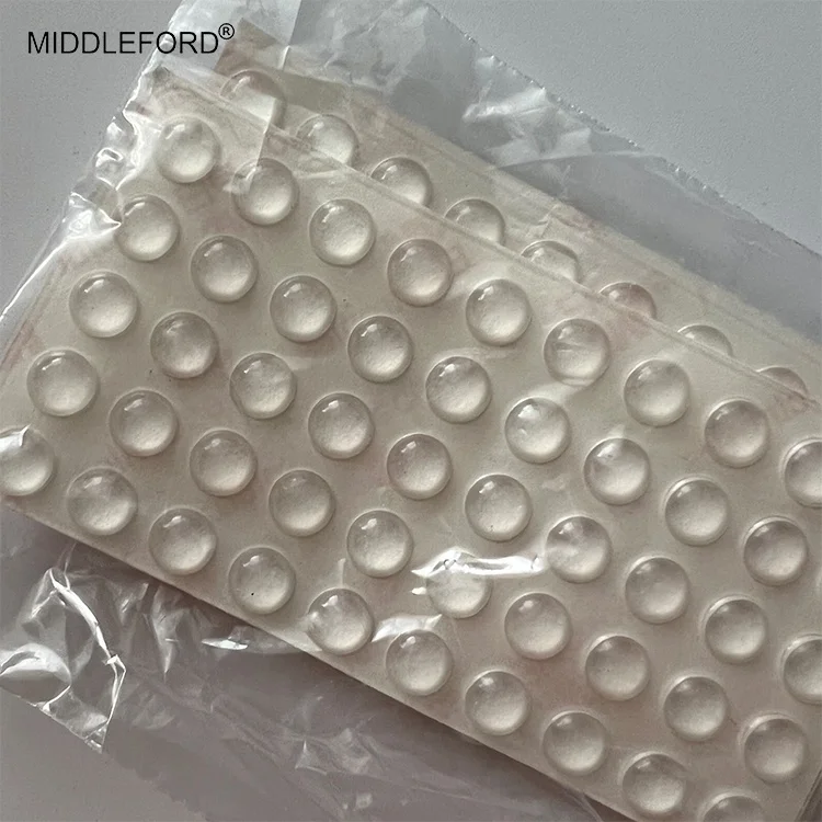 Transparent Silicone anti-collision bubbles stickers piano keyboard mute rubber protection buttons 100 pieces per set