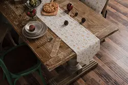 Modern Luxury Golden Jacquard High End Dining Table Runner for Christmas Home Dining Table Decor