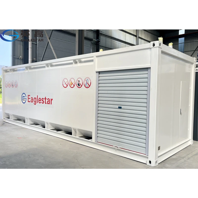 Explosion Double Walled Self Bunded Tank Mobile Fuel Storage Tank Container Diesel Station