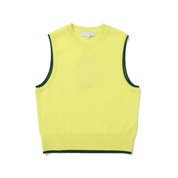 Golf Clothing V-neck Golf Vest Autumn Winter Sports Knitted Vest
