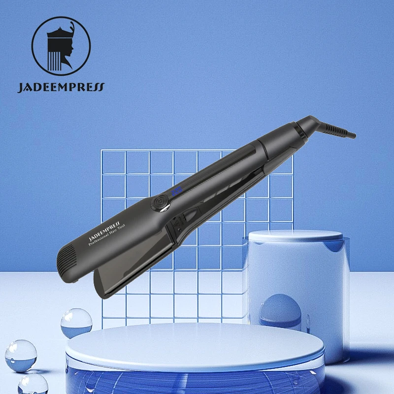 Professional LCD Temperature Display Portable Travel Flat Irons 480F High Temperature Titanium Hair Straightener