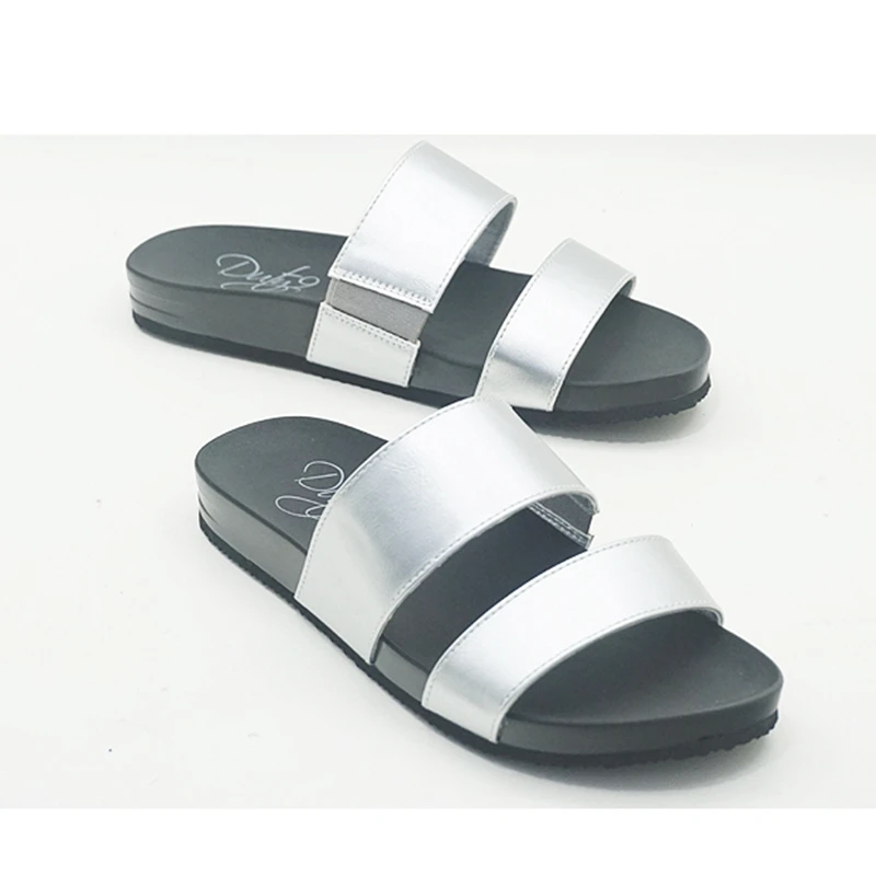 Promotional top quality ladies fashion slippers and slides wholesale summer