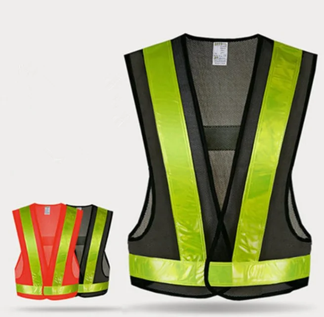 Светоотражающий Жилет промышленной безопасности из 100% полиэфирной сетки с высокой видимостью, оптовая продажа
