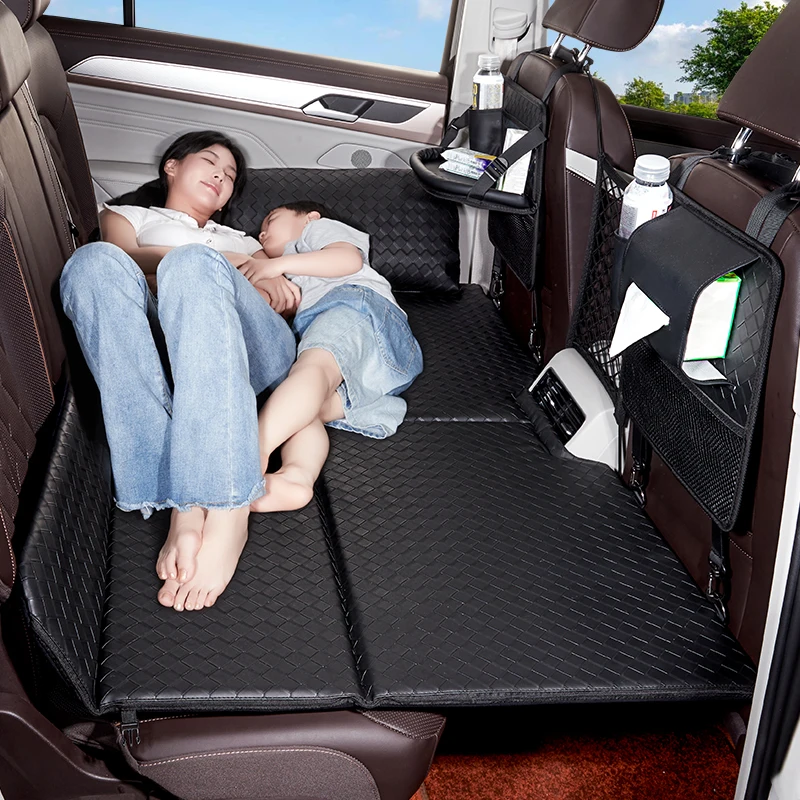 quick install Non Inflatable car back seat bed  double  camping mattress sleeping SUV mattress with Storage Bag adults boys girl