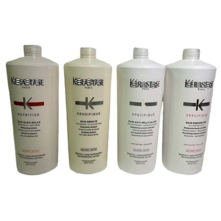 Wholesale High Quality 1000ml Kerasta Black Diamond Platinum Revitalizing Double Oil Control Itching Antidandruff Hair Shampoo