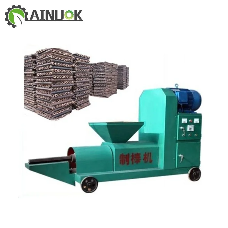 Машина для изготовления брикетов кукурузы, древесный уголь для древесных опилок, машина для экструдирования рисовой шелухи
