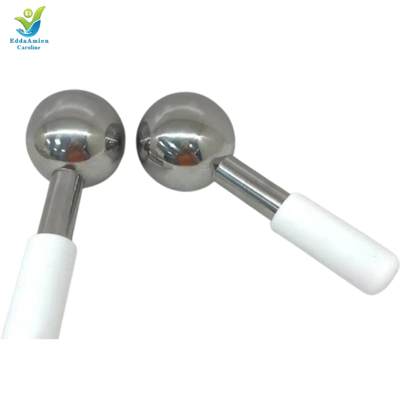 Wholesale competitive price vibration ice stainless steel massage roller ball soft silicone skincare facial massage balls