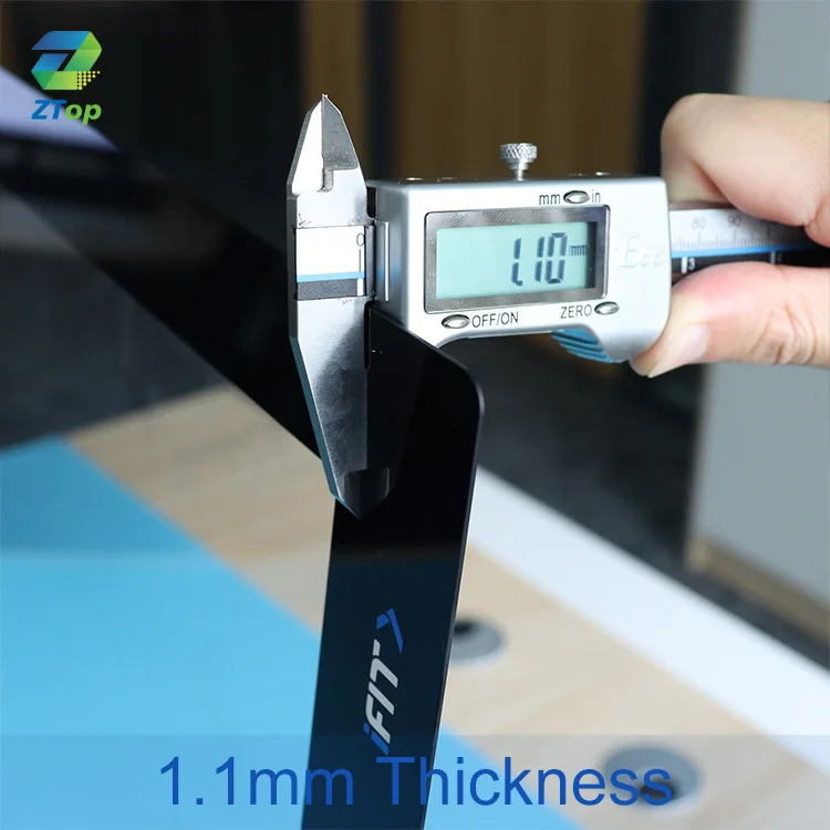 Custom 0.5mm 0.7mm 0.8mm 1.0mm 1.1mm 2mm Corning Gorilla Screen Printing Display Glass Panel For Capacitive Touch Cover
