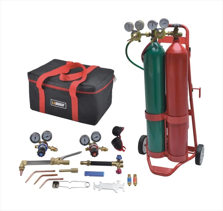 Uweld H-502 Welding and Cutting Kit Multi-fuction Tote Case Journey Man Gas Welding and Cutting Set