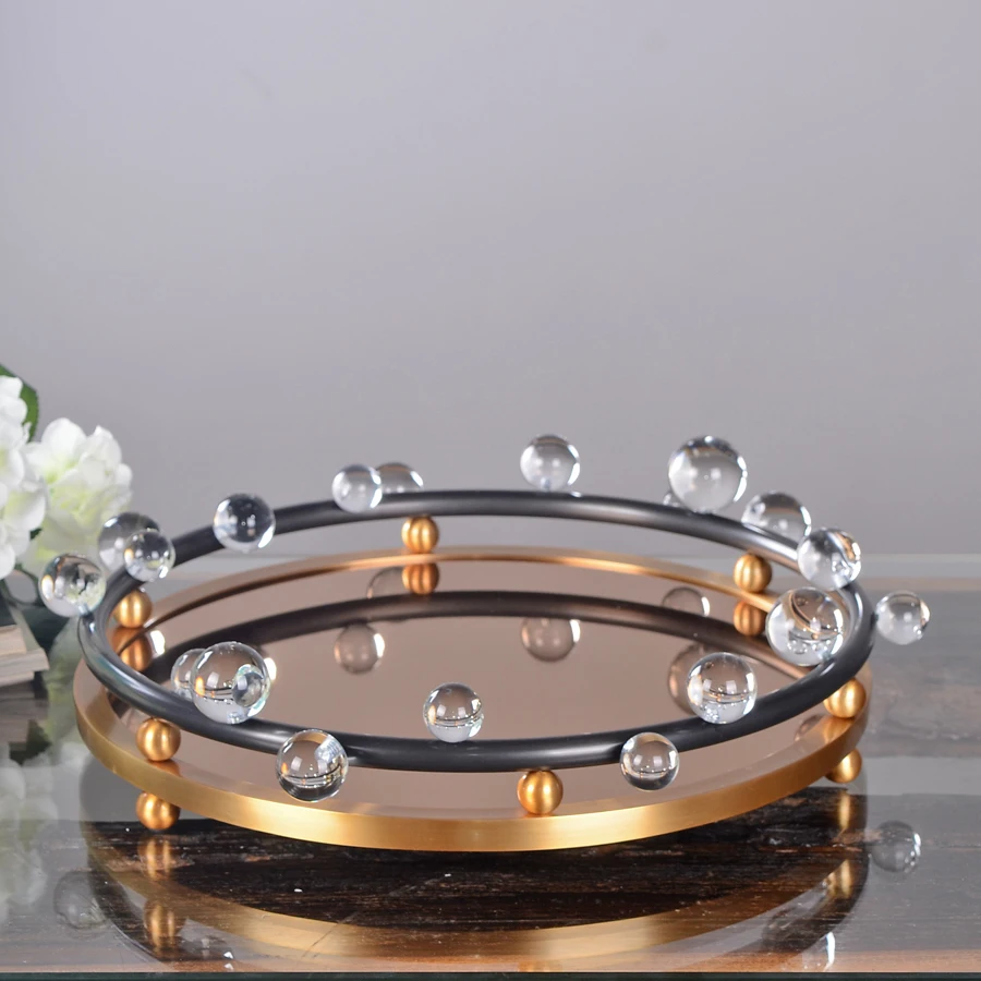 LUXURY HOME DECORATIONS GLASS VASE WITH MARBLE AND BRASS BASE TRANSITIONAL DECORATIVE HOME ACCENTS